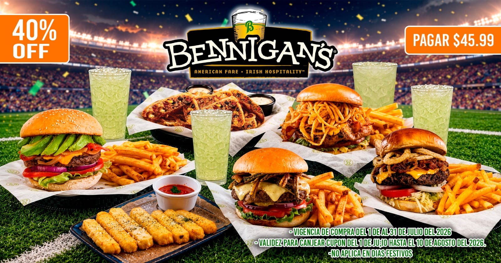 BENNIGANS - GOL PACK